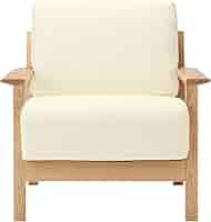 Amazon｜無印良品 ソファ本体 幅67×奥行75×高さ77cm 木製